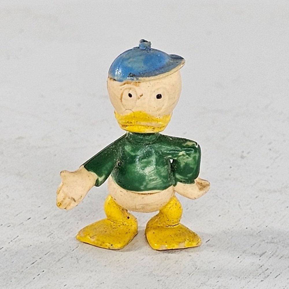 Vintage Marx Disneykins Huey Dewey Louie Donald Duck Nephew Miniature Figurine